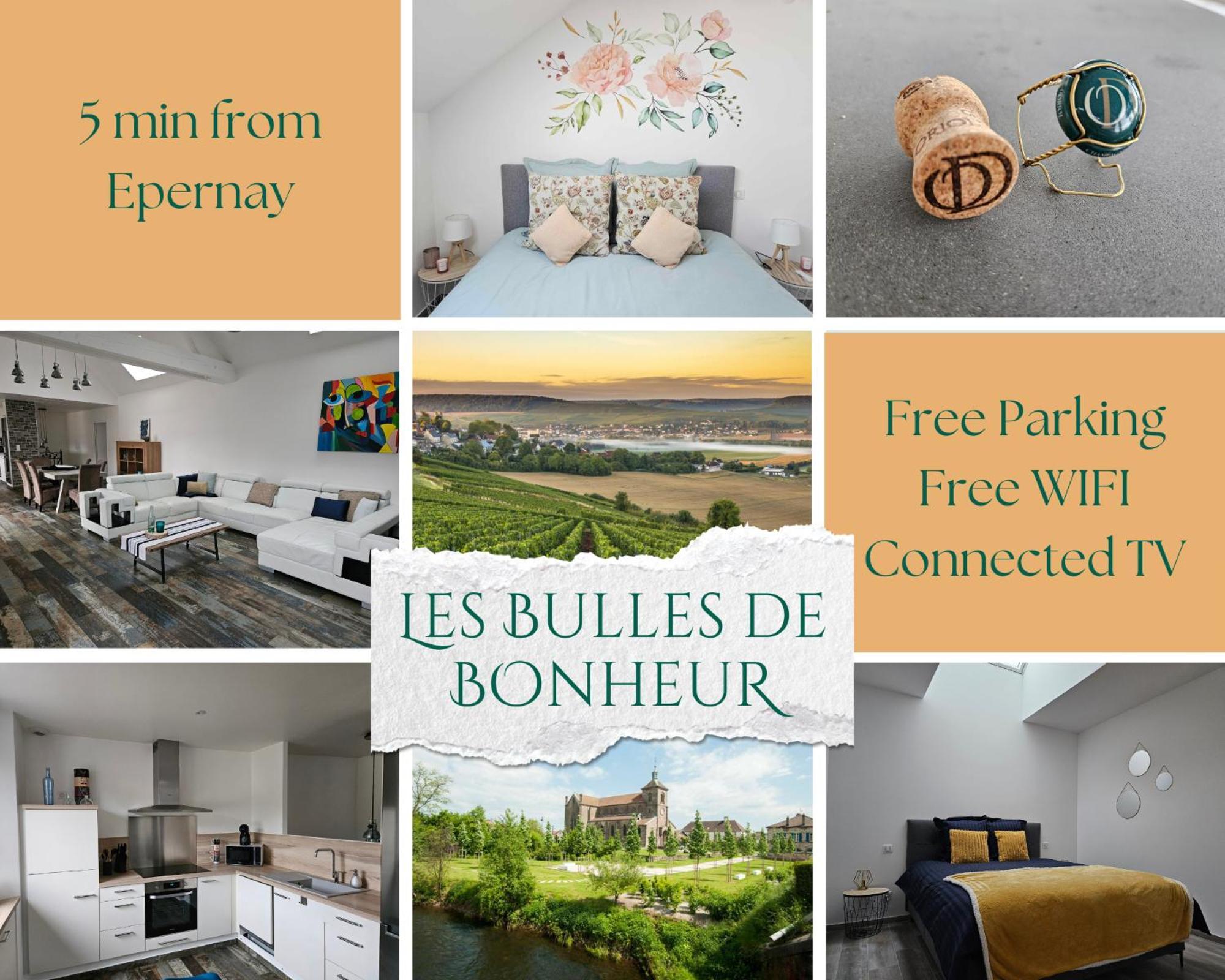 ChouillyLes Bulles De Bonheur - Au Coeur Du Vignoble Champenoisアパートメント エクステリア 写真